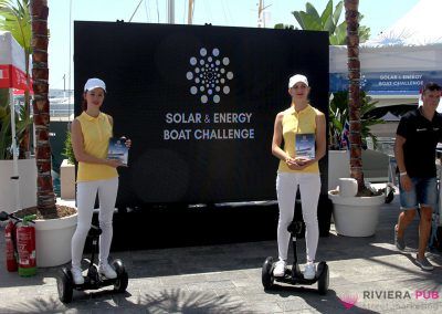 Yacht Club Monaco & Solar Energy Boat Challenge | Hoverboard & Distribution de Flyers