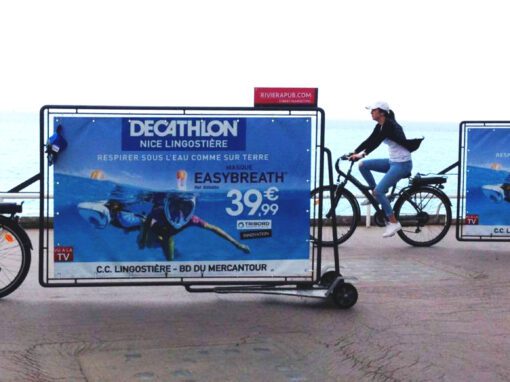 Decathlon – Journée de la Plongée | Vélo Publicitaire