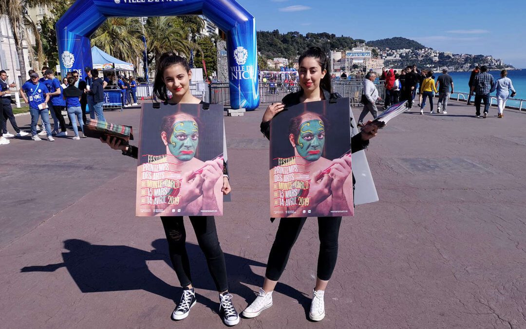 Festival printemps des arts | Homme sandwich