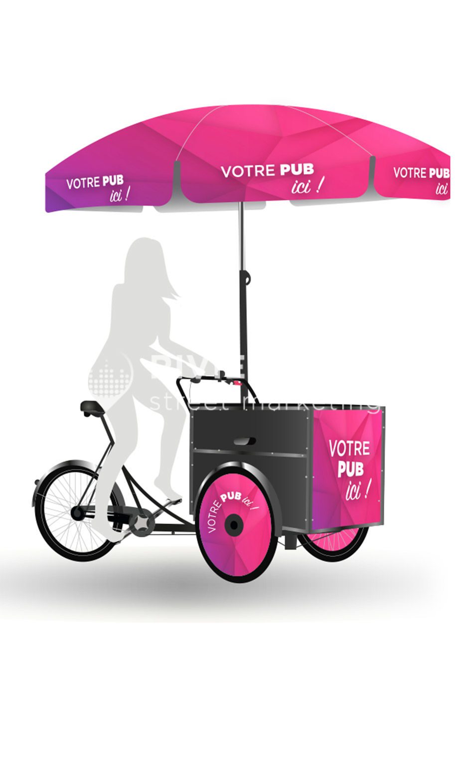 rivierapub_street-marketing-nice_velo-triporteur_parasol