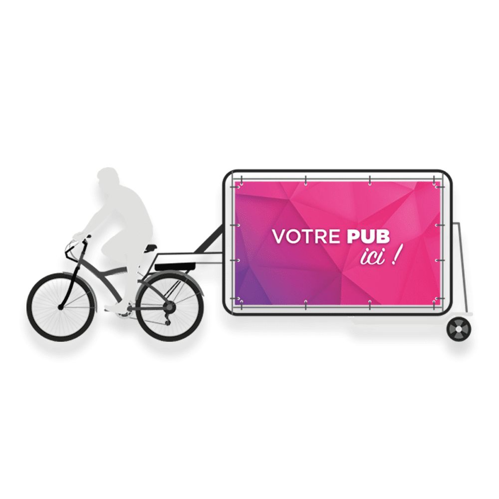 velo publicitaire riviera pub