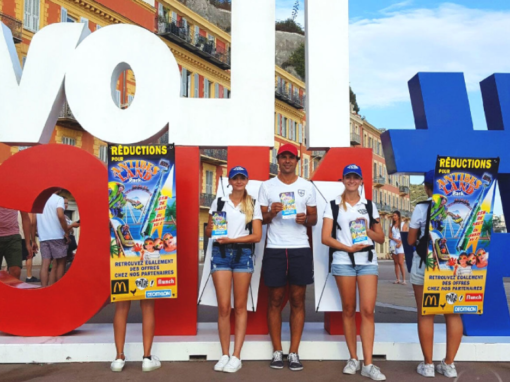 Antibes Land | Sac à dos Publicitaire, Distribution & Tournée des Plages