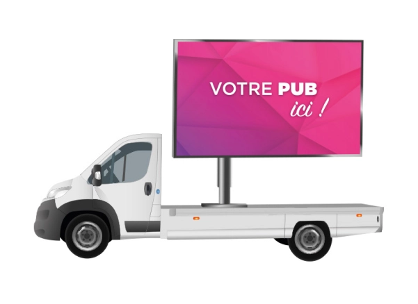 camion led Camion publicitaire riviera pub
