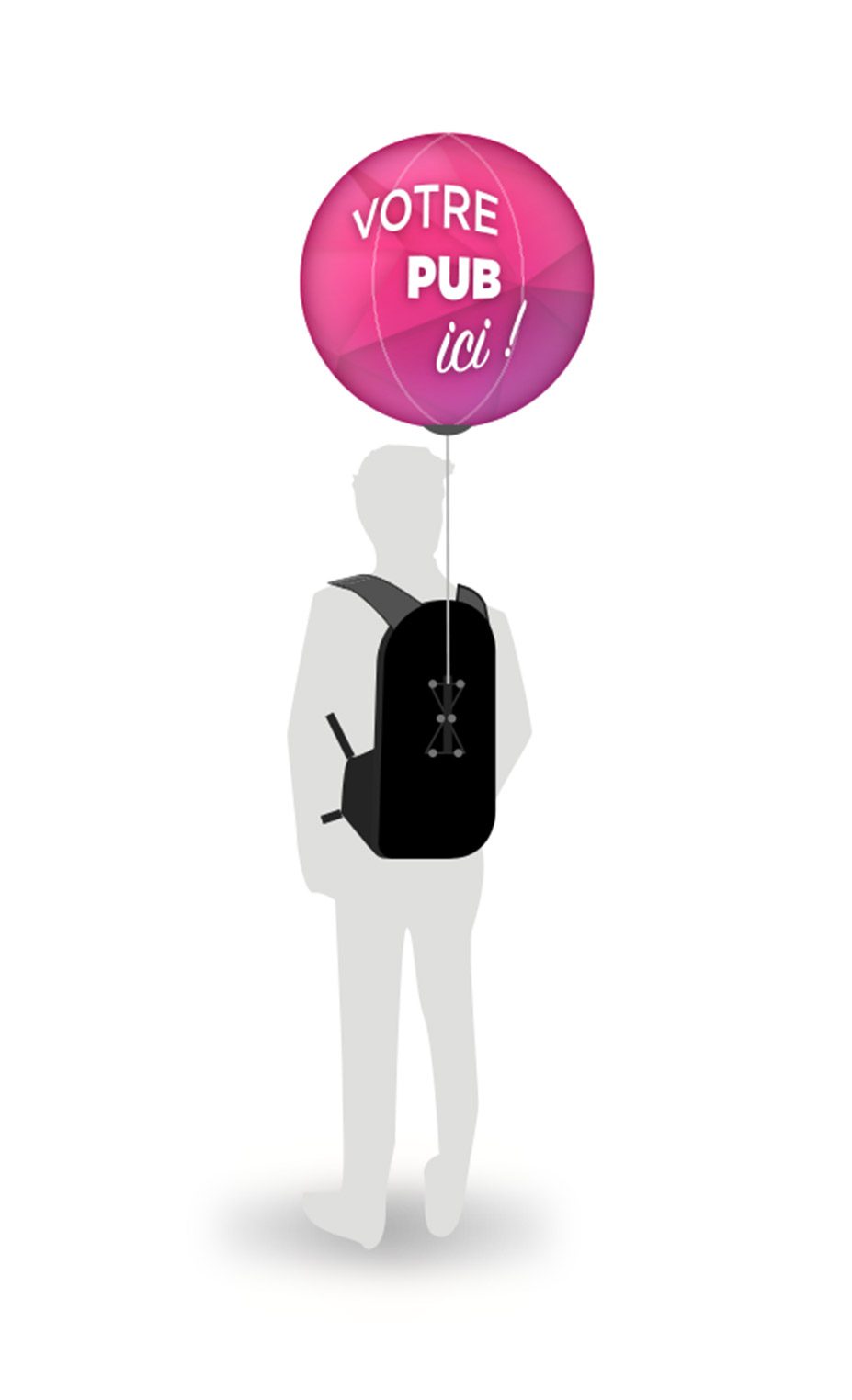 rivierapub_street-marketing-nice_sac-a-dos-publicitaire_sac-a-dos-ballon sac à dos publicitaire ballon riviera pub