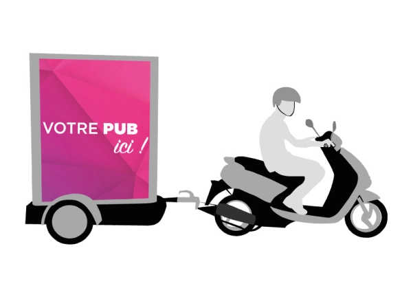 scooter publicitaire