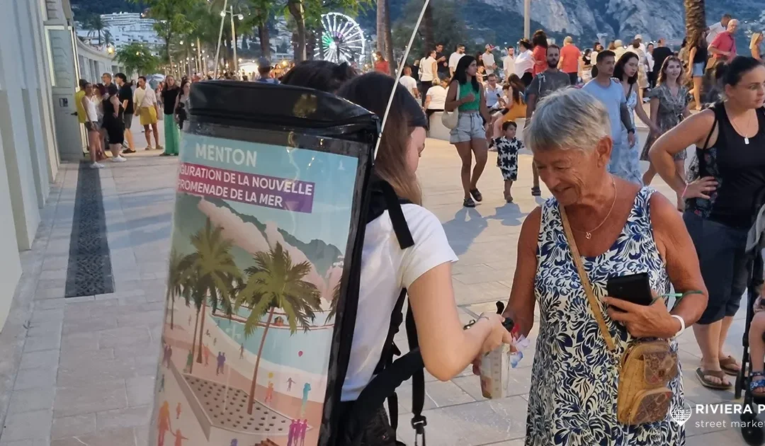 Animation “Drink Men” – Ville de Menton | Inauguration Promenade de la Mer – Juillet 2024