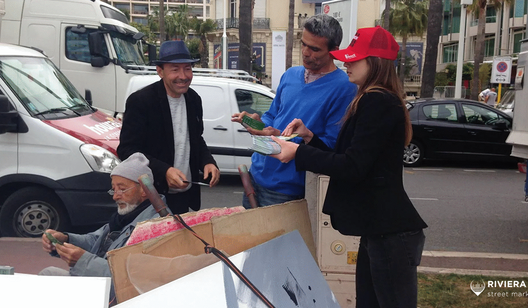 Palm Beach Cannes – Street Marketing & Jeu-concours à gratter