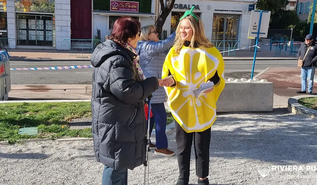 Casino Barrière – Activation mascottes & street marketing durant la Fête du Citron à Menton