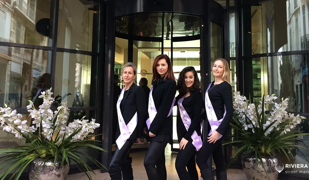 Radisson Blu Cannes – Street Marketing de Noël sur la Croisette