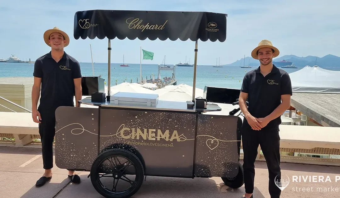 Chopard – Activation street marketing à Cannes pour le 25e anniversaire au Festival du Film
