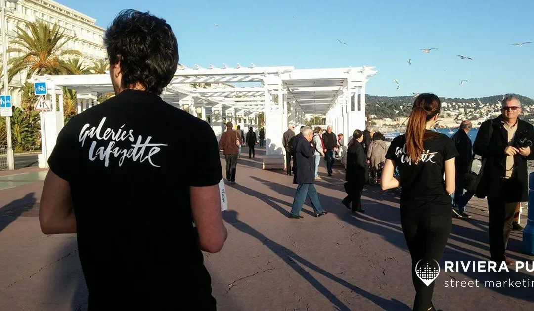 Street marketing Saint-Valentin – Jeu concours Galeries Lafayette | Nice 2016