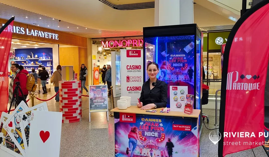 Partouche Côte d’Azur – Roadshow événementiel & animation immersive à Cap 3000